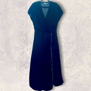 Ralph Lauren Velvet Wrap Style Dress
